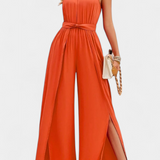 Nyree Aszimmetrikus Felső Kivágással és Masnival