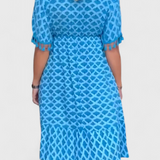 Kirra Boho Chic Ruha geometrikus mintával