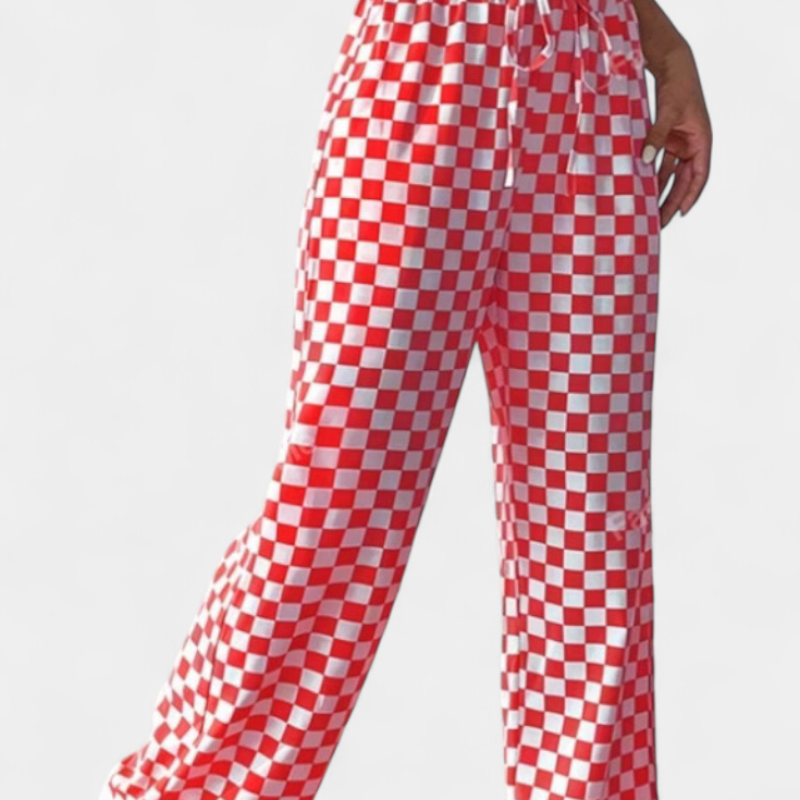 Hilaria Platas Széles Nadrág Négy Csíkkal