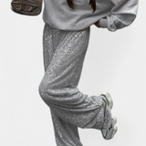 Magas Derékú Nadrág Övvel - Elva