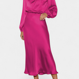 Cecila Maxi Ruha Magas Gallérral és Virágmintás Részletekkel