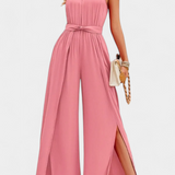 Nyree Aszimmetrikus Felső Kivágással és Masnival