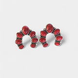 Természetes Kő Fülbevalók Ló Formájában