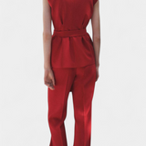 Carlen Klasiska Mellény és Széles Nadrág Szett