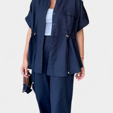 Lani Lazacsin és Nadrág Pamutból és Vászonból