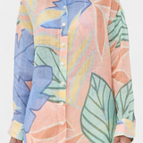 Lumina Tropu szett szabad stílusú inggel és magas derekú rövidnadrággal