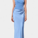 Egyvállas Velúr Hosszú Ruha