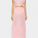 Nalia Chiffon Szoknyák Rugalmas Derékkal és Lebegő Rétegekkel