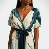 Nayla™ | Álom Aquarelle Hosszú Ruha