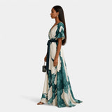 Nayla™ | Álom Aquarelle Hosszú Ruha