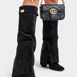 Magas Szárú Raya Bokacsizma Tömör Sarokkal