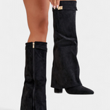 Magas Szárú Blokk Sarokkal Ráya Csizma