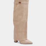 Magas Szárú Raya Bokacsizma Tömör Sarokkal