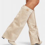 Magas Szárú Raya Bokacsizma Tömör Sarokkal