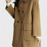 Kamīla | Klasszikus gyapjú kabát két gombbal