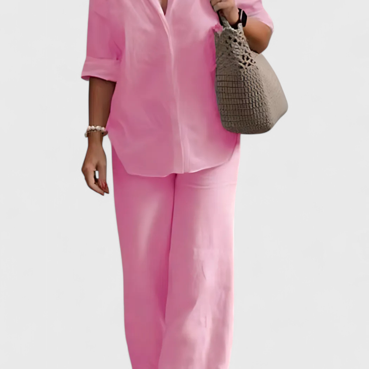 Skye Lin és Pamut Szett Szellős Siluettel