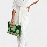 Mayleen szett keresztbe tett toppal és egyenes nadrággal